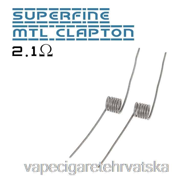 Vape Cigarete Vandy Vape Performanse Unaprijed Ugrađene Zavojnice 2.1 Ohm Superfine Mtl Clapton Zavojnica